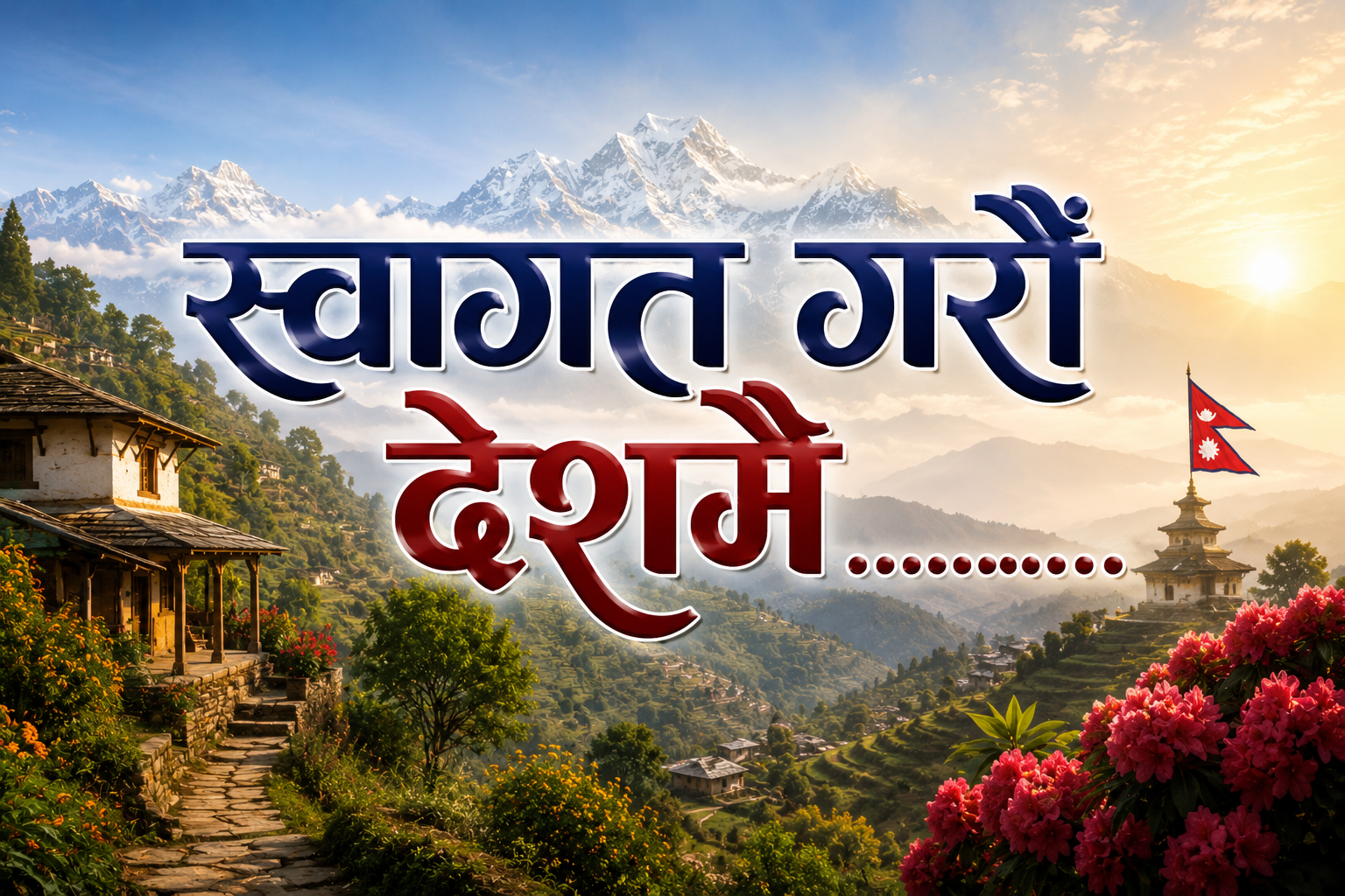 स्वागत गरौँ देशमै